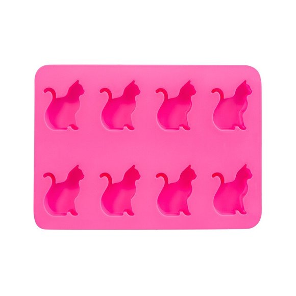 🐱1 PACK (2) Cat Lady ICE TRAY Silicone Mold Cat 🐱 - Picture 2 of 4